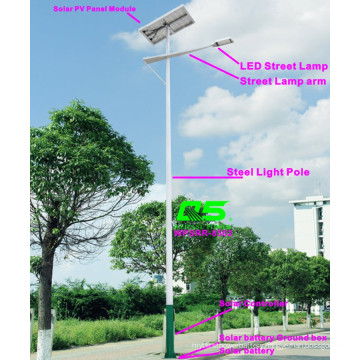 WPSRR-8502 3~15m Municipal Road Hot DIP Galvanized Steet Light Pole style
